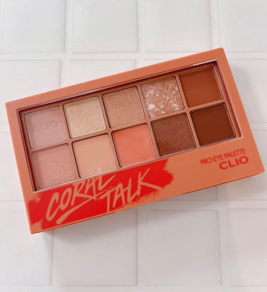 プロ アイ パレット 03 CORAL TALK/CLIO/アイシャドウパレットを使ったクチコミ（1枚目）