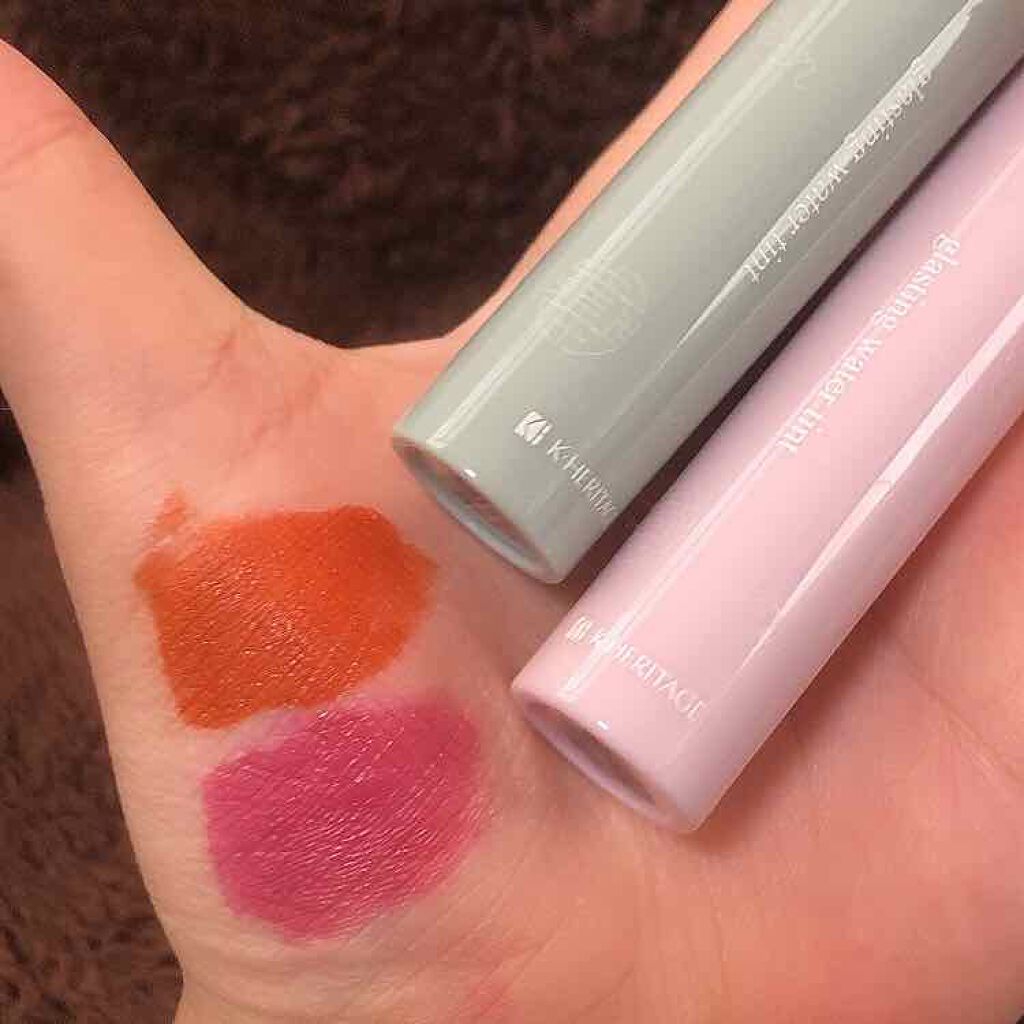 グラスティングウォーターティント/rom&nd/リップティントを使ったクチコミ（3枚目）