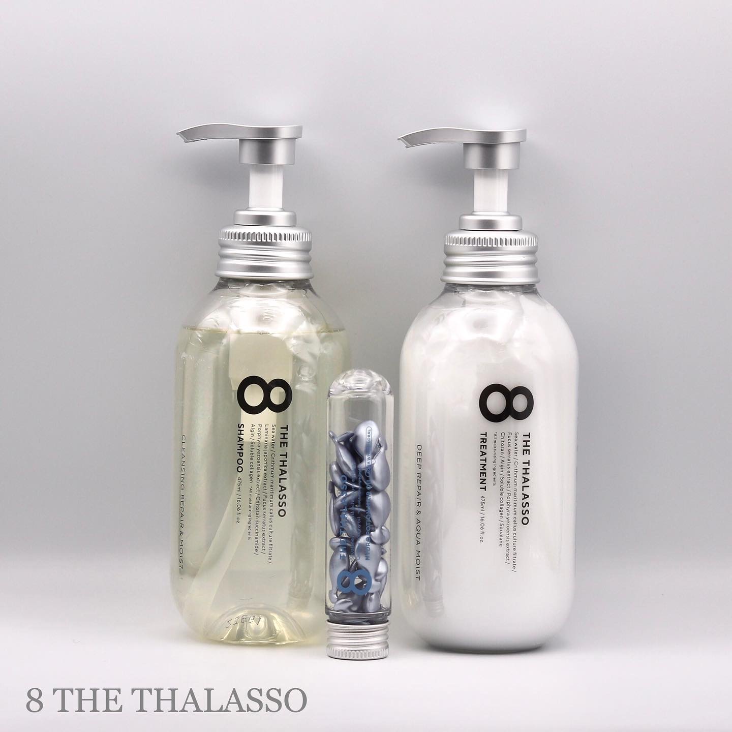 ハイドロポーション 美容液ヘアオイル（アクアホワイトフローラルの香り）/エイトザタラソ/ヘアオイルを使ったクチコミ（1枚目）