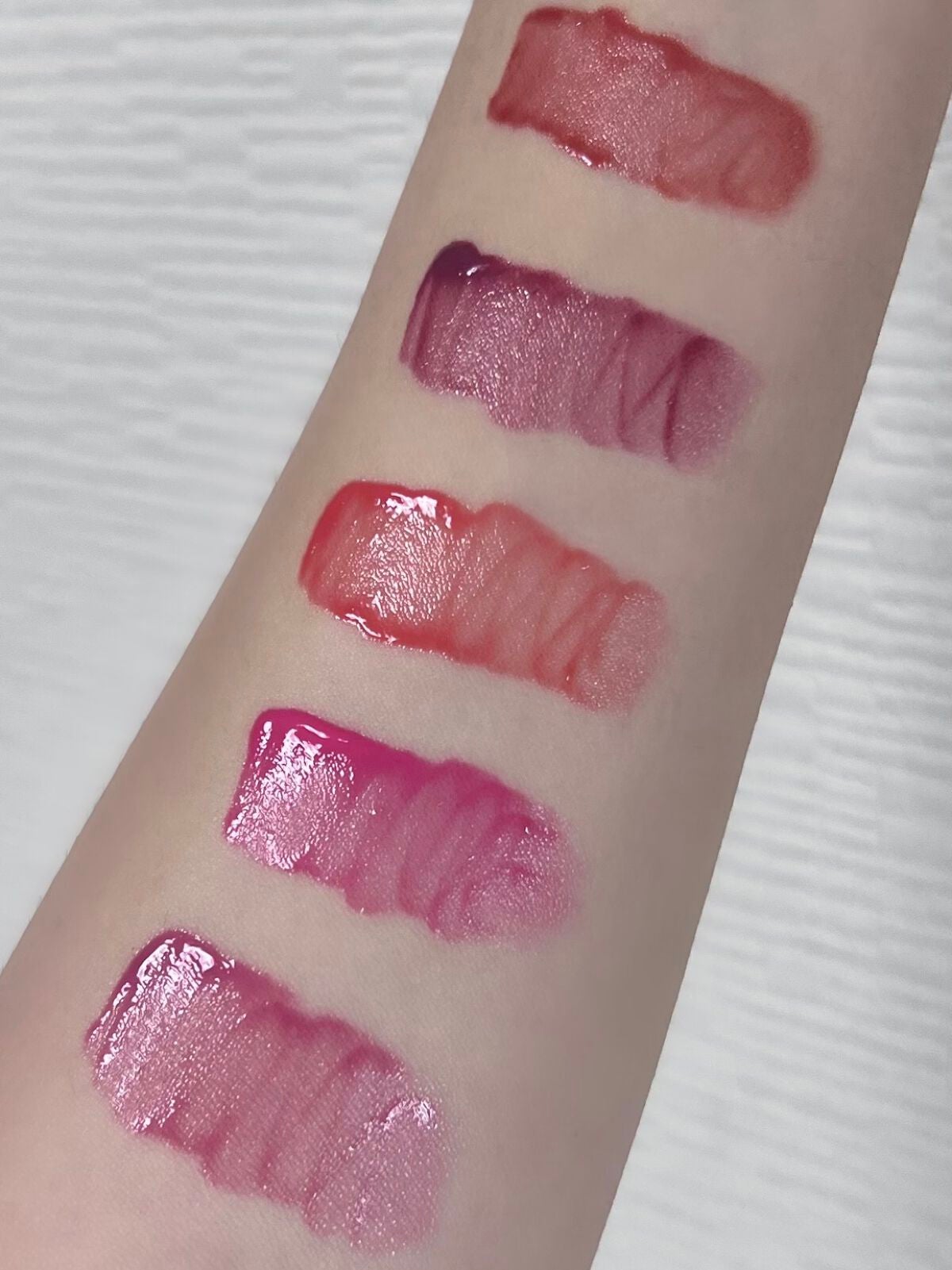 ジューシーラスティングティント/rom&nd/リップティントを使ったクチコミ(3枚目)