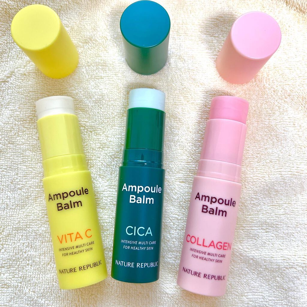 スティック美容液(コラーゲン)/ネイチャーリパブリック/フェイスバームを使ったクチコミ(1枚目)