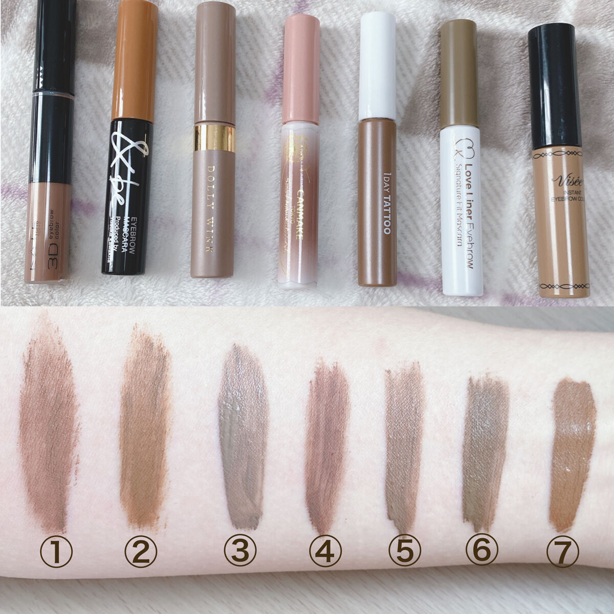 ヴィセ リシェ インスタント アイブロウ カラー/Visée/眉マスカラを使ったクチコミ（2枚目）