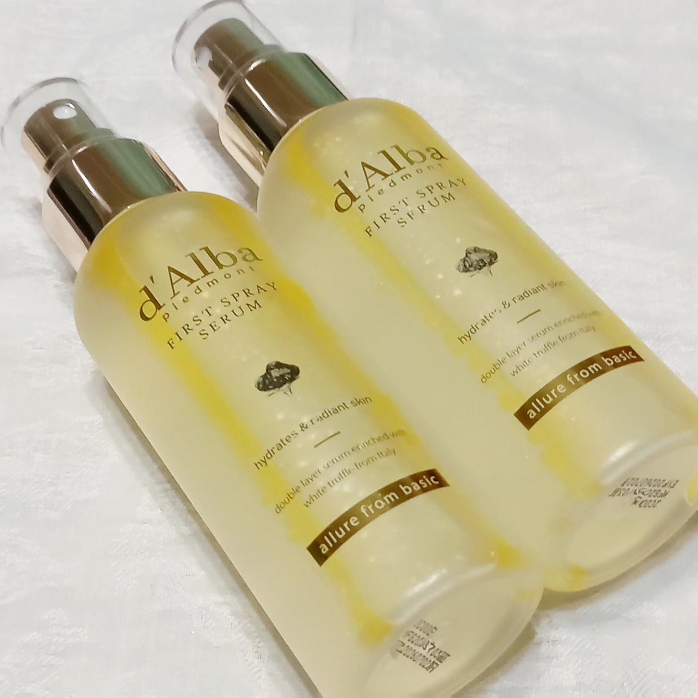 ダルバ ホワイトトリュフファーストスプレーセラム/ダルバ/ミスト状化粧水を使ったクチコミ(3枚目)
