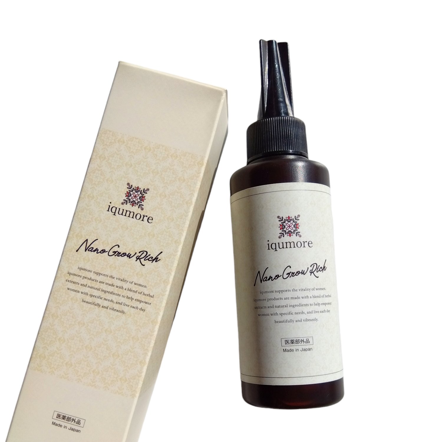 ナノグロウリッチ/iqumore/頭皮ローションを使ったクチコミ（1枚目）