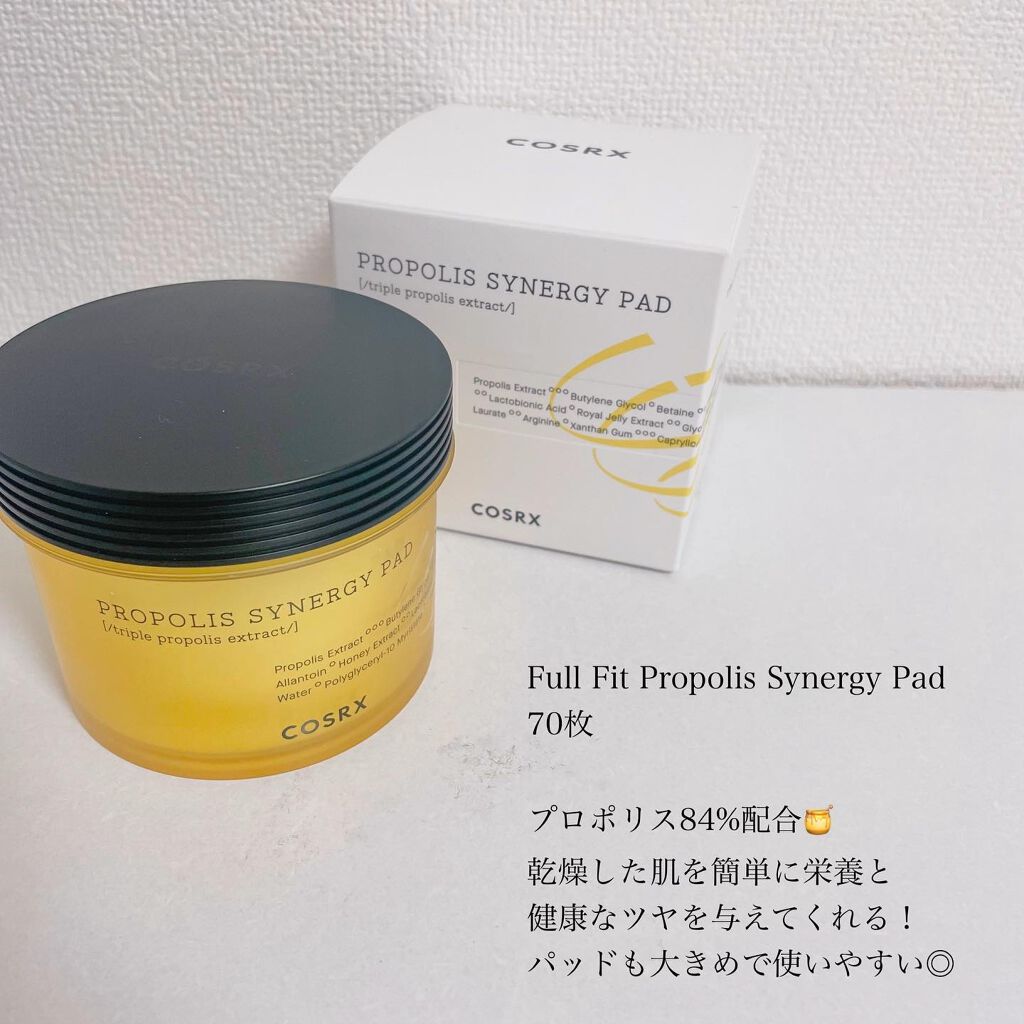 フルフィットプロポリスシナジーパッド/COSRX/トナーパッドを使ったクチコミ（2枚目）