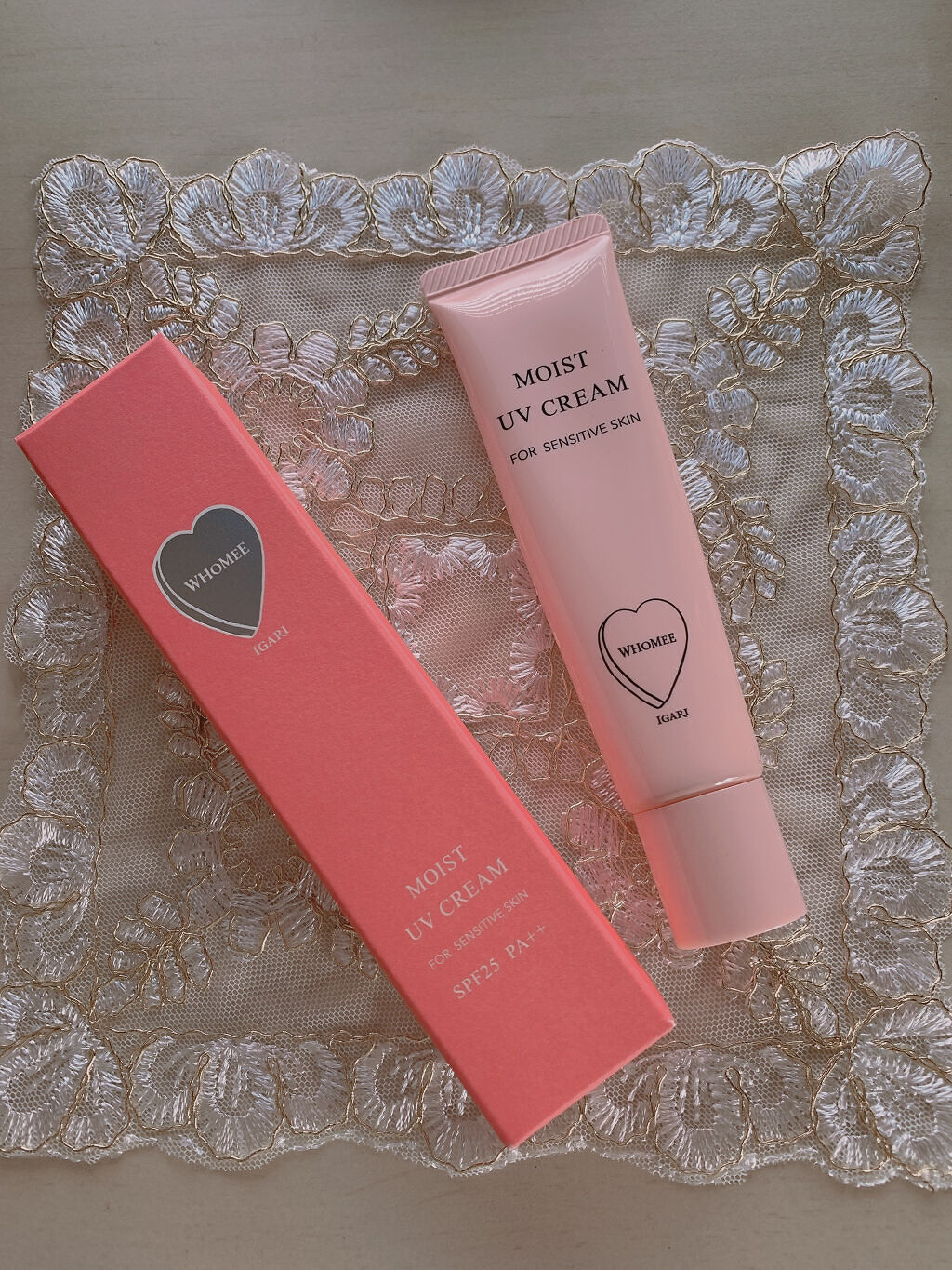 モイスト UVクリーム 30g/WHOMEE/日焼け止めクリームを使ったクチコミ（1枚目）