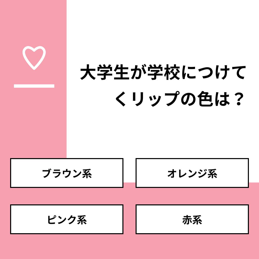 twinkle_glow_1lyq on LIPS 「【質問】大学生が学校につけてくリップの色は?【回答】・ブラウン..」(1枚目)