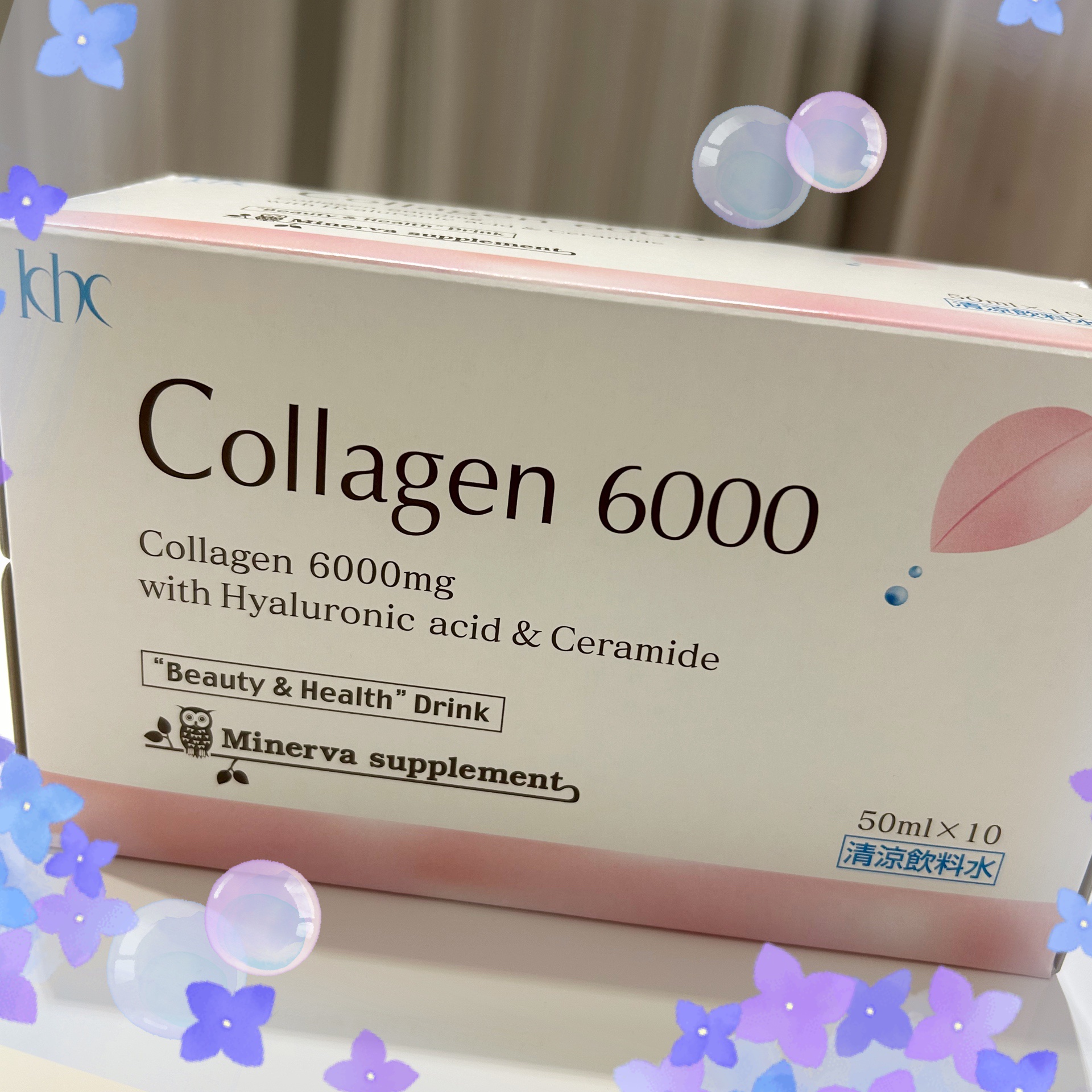 ミネルヴァ コラーゲン6000のクチコミ「
﻿ミネルヴァ コラーゲン6000（10本）を飲んでみました。

ミネルヴァの美容ドリンクシリ.....」（3枚目）