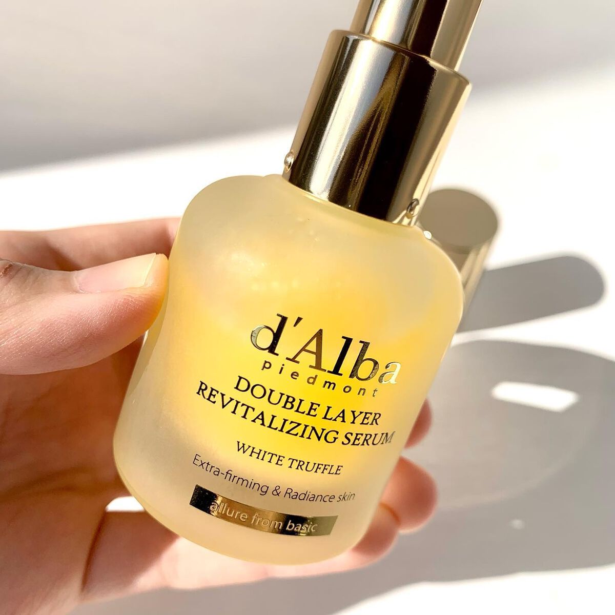 ホワイトトリュフダブルレイヤーリバイタライジングセラム/ダルバ/美容液を使ったクチコミ(5枚目)