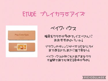 プレイカラー アイシャドウ/ETUDE/アイシャドウパレットを使ったクチコミ（2枚目）