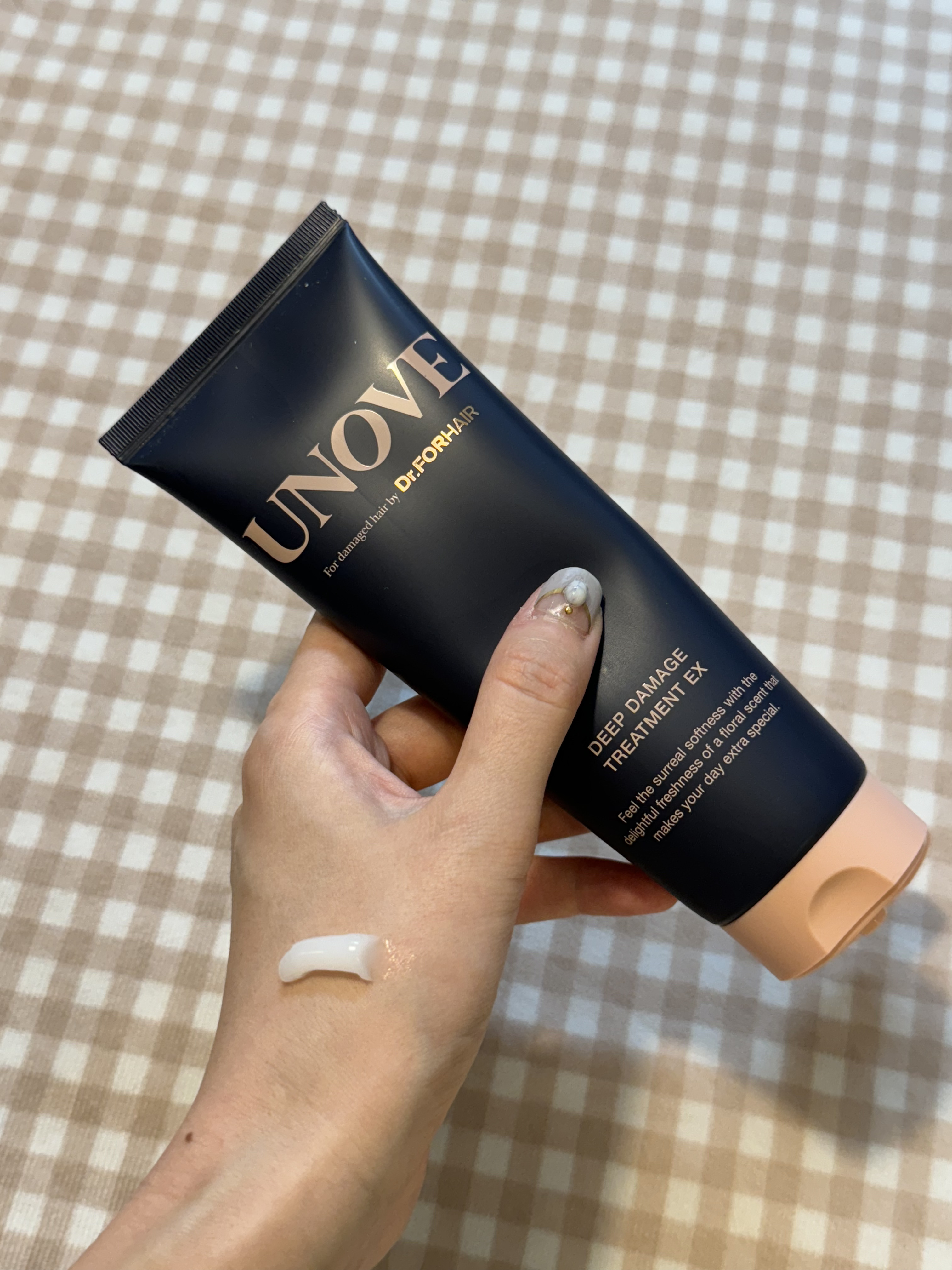 ディープダメージトリートメントEX/UNOVE/洗い流すヘアトリートメントを使ったクチコミ（2枚目）