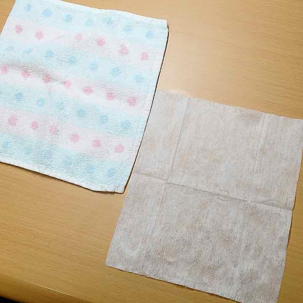 メイク落としのクレンジングティッシュ/DAISO/クレンジングシートを使ったクチコミ(2枚目)