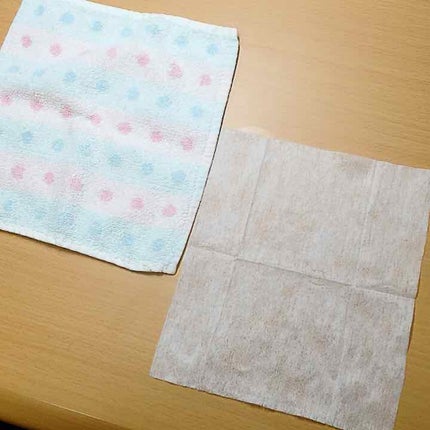 メイク落としのクレンジングティッシュ/DAISO/クレンジングシートを使ったクチコミ(2枚目)