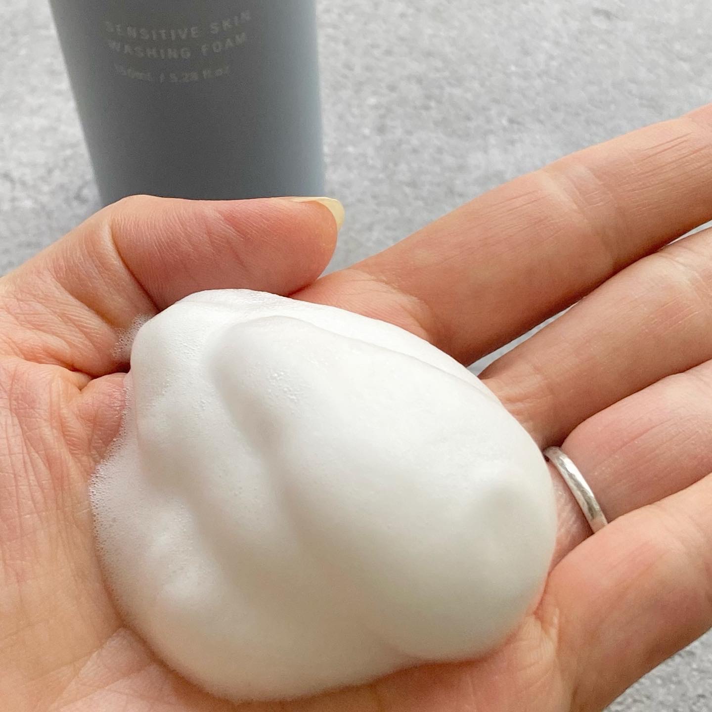 センシティブ スキン ウォッシングフォーム/OSAJI/泡洗顔を使ったクチコミ（3枚目）