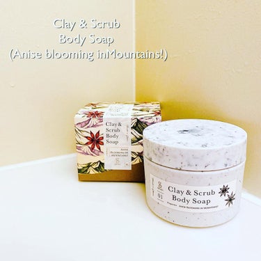 Clay & Scrub Body Soap/SWATi/MARBLE label/ボディスクラブを使ったクチコミ（1枚目）