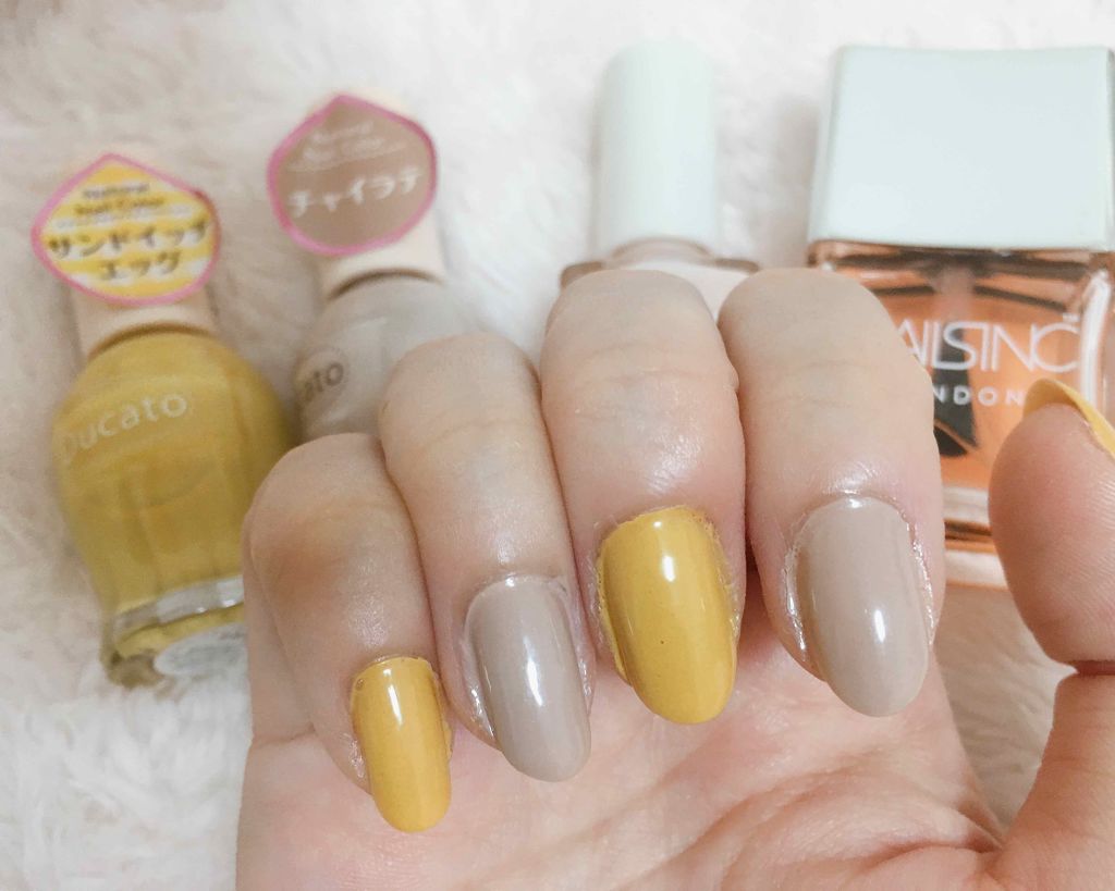 発色UPベースコート/デュカート/ネイルトップコートを使ったクチコミ（1枚目）