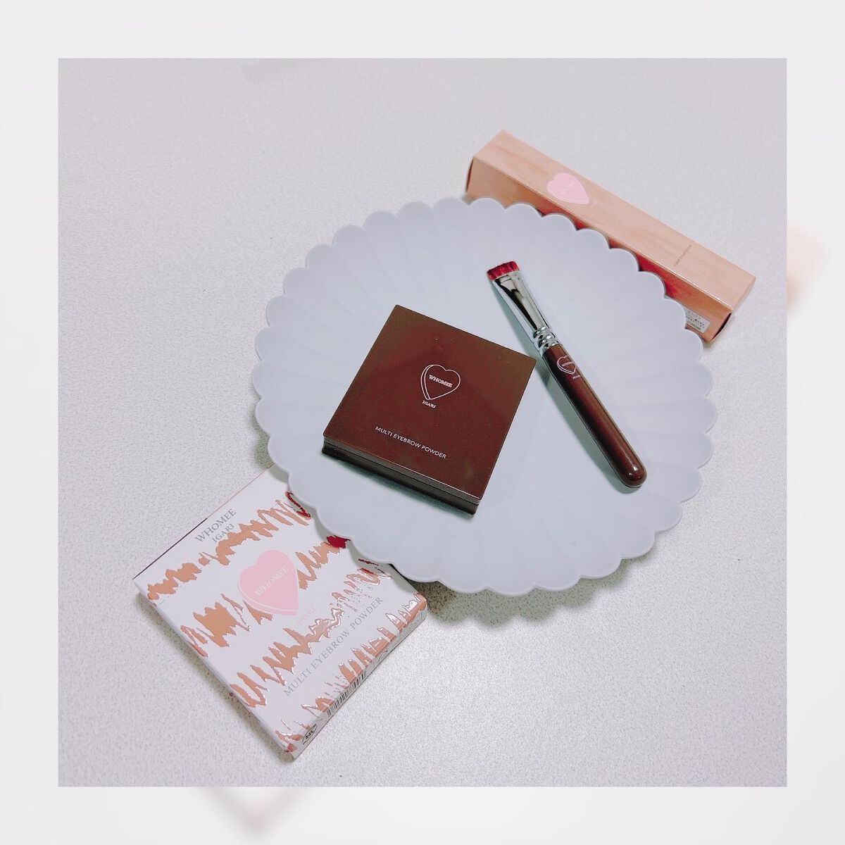 フーミー マルチアイブロウパウダー オイルブラウン/WHOMEE/パウダーアイブロウを使ったクチコミ（2枚目）