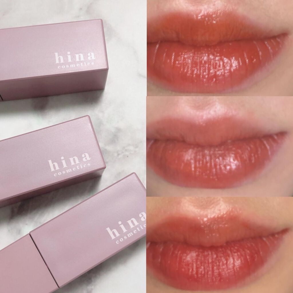 チュルンリップティント/hina cosmetics/リップティントを使ったクチコミ（1枚目）