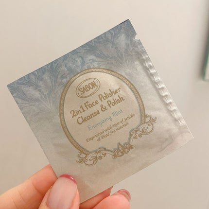 フェイスポリッシャー リフレッシング(ミント)/SABON/スクラブ・ゴマージュを使ったクチコミ(1枚目)
