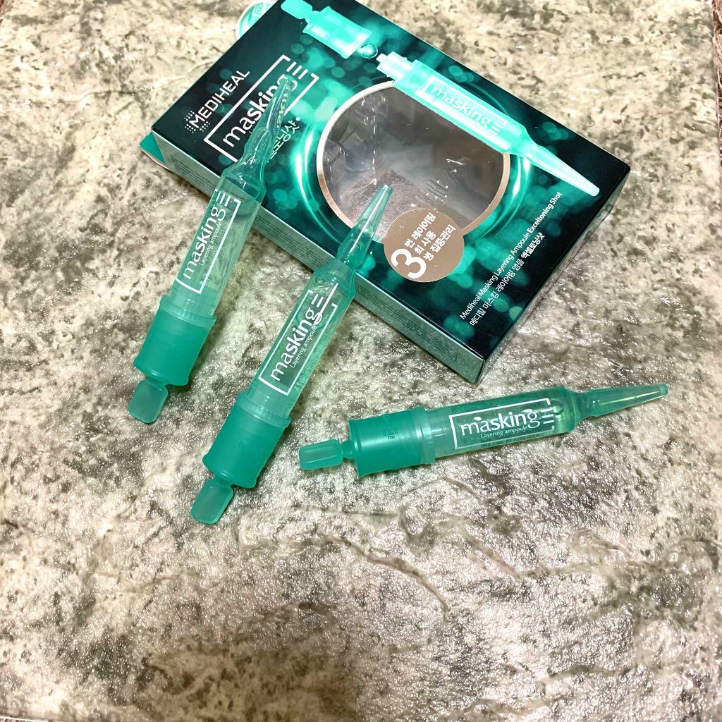 マスキング レイアリング アンプル /MEDIHEAL/美容液を使ったクチコミ(1枚目)