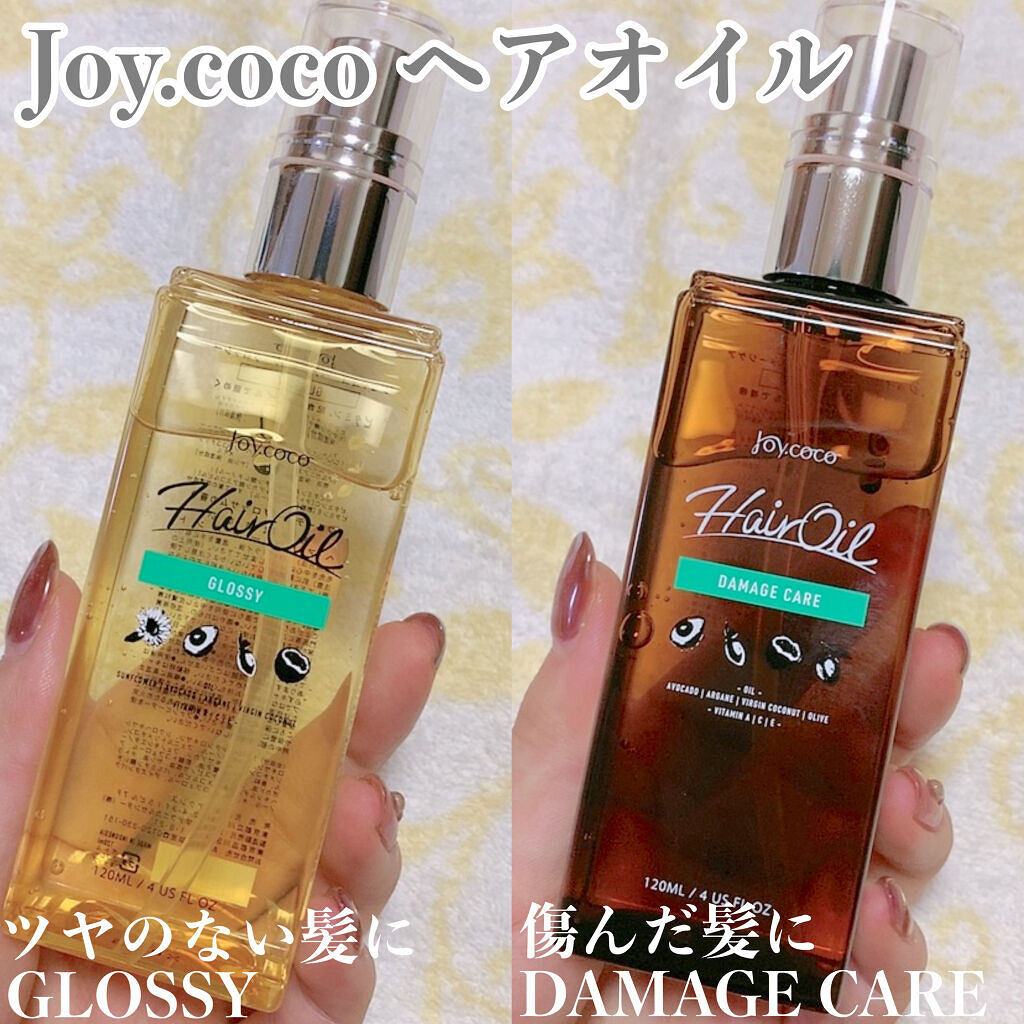 Joy.coco(ジョイココ) Joy.coco HairOil DAMEGE CAREのクチコミ「【まるで香水🤍フレグランスヘアオイル✨】
こんにちは！ゆぴです！🐥

まるで香水のような華やか.....」（2枚目）