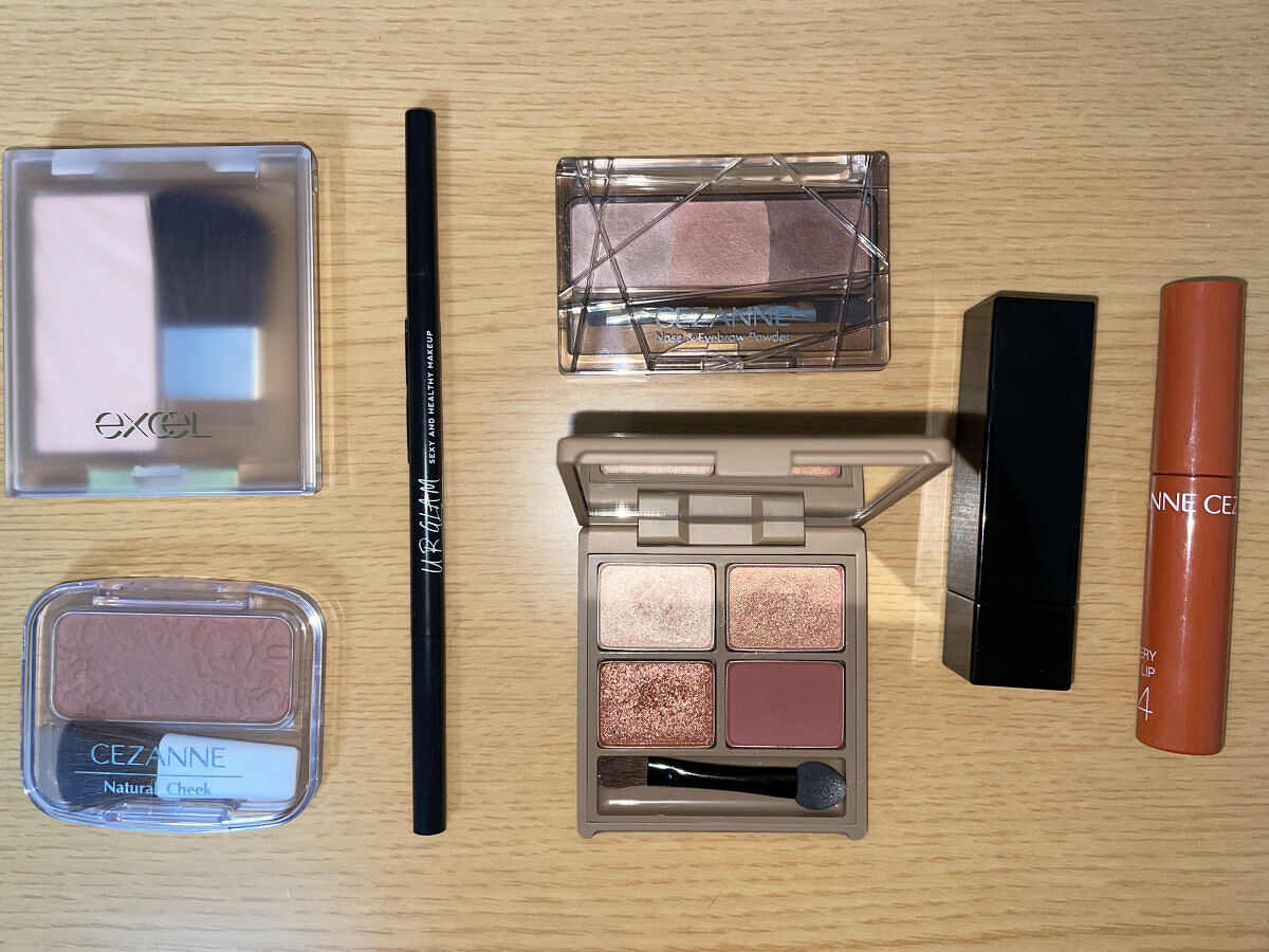 ドレープド シマーグロウ/excel/パウダーハイライトを使ったクチコミ（1枚目）