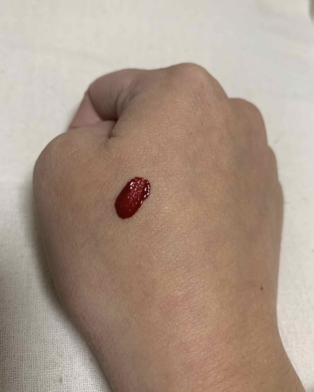 ジューシーラスティングティント/rom&nd/リップティントを使ったクチコミ（2枚目）