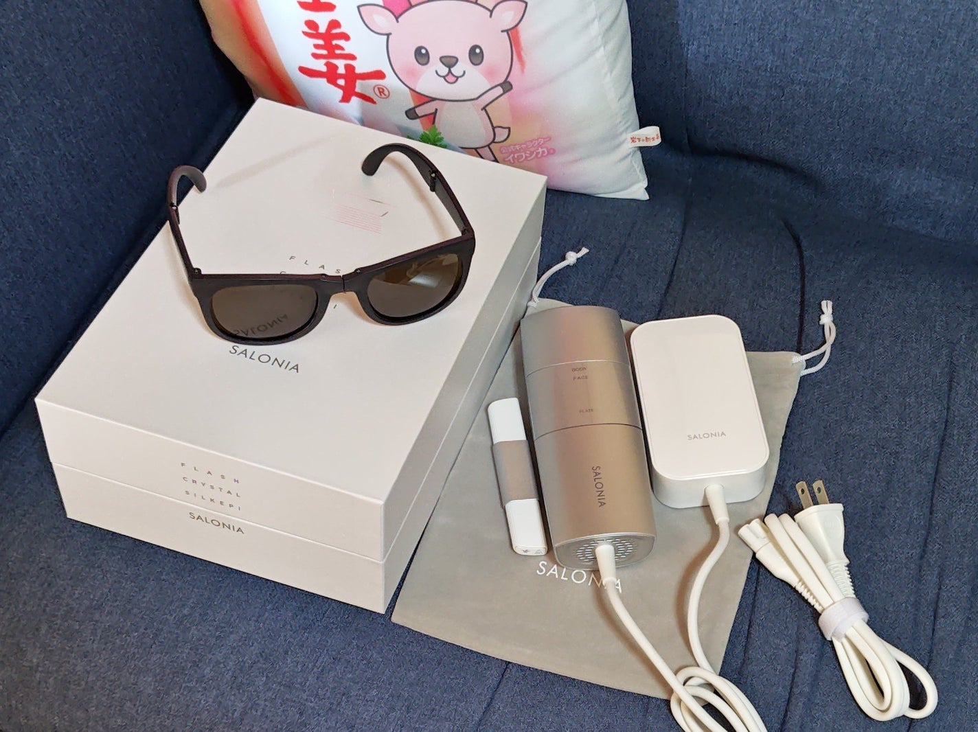 フラッシュ クリスタル シルクエピ/SALONIA/家庭用脱毛器を使ったクチコミ(1枚目)