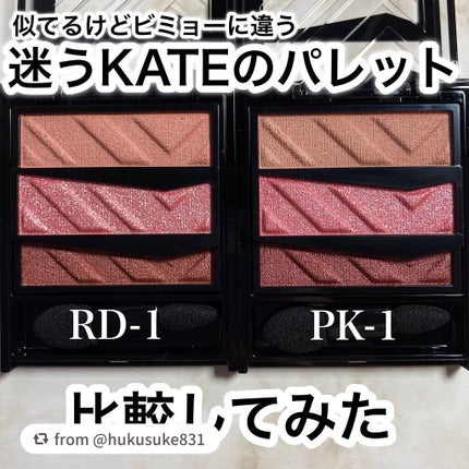 パーツリサイズシャドウ/KATE/アイシャドウパレットを使ったクチコミ(1枚目)
