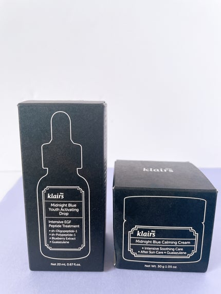 ミッドナイトブルーカーミングクリーム/Klairs/フェイスクリームを使ったクチコミ(9枚目)