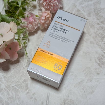 サンスクリーン+モイスト(色付き)<日焼け止め>/DR.WU/日焼け止めローションを使ったクチコミ(1枚目)