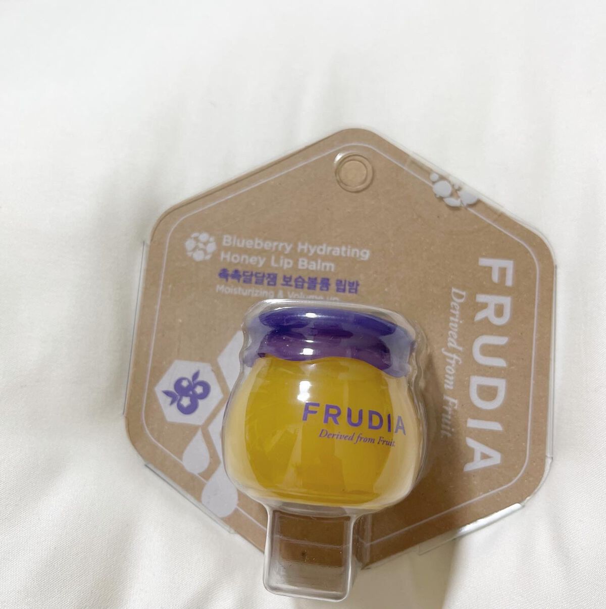 ブルーベリーハニーリップバーム/FRUDIA/リップバームを使ったクチコミ（3枚目）