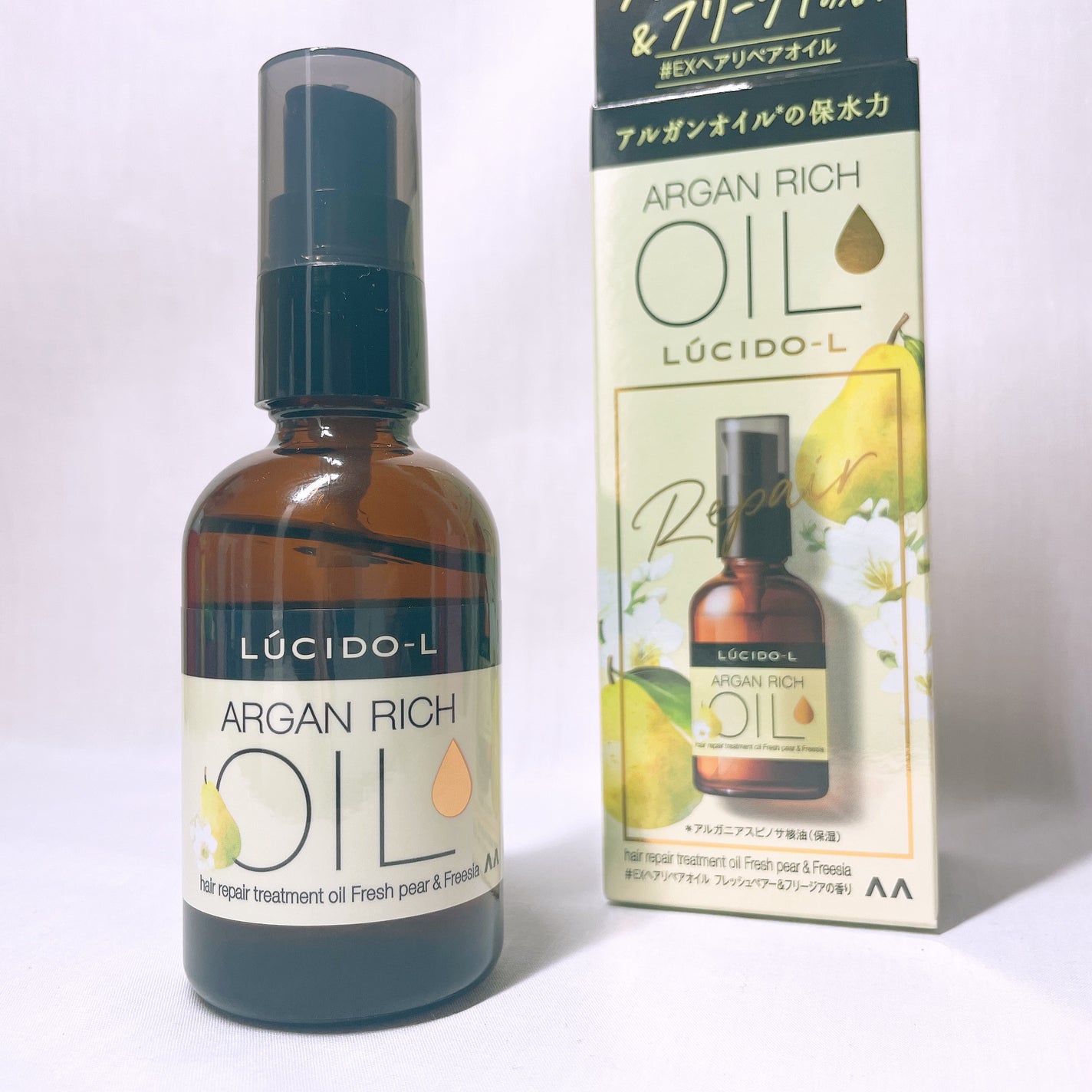 オイルトリートメント #EXヘアリペアオイル フレッシュペアー&フリージアの香り/ルシードエル/アウトバストリートメントを使ったクチコミ(2枚目)