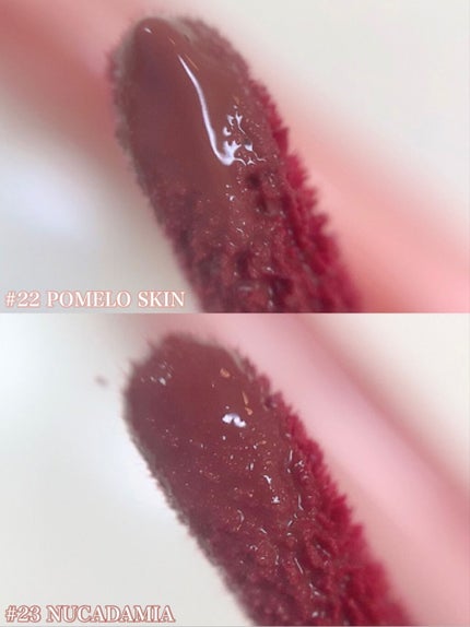 ジューシーラスティングティント/rom&nd/リップティントを使ったクチコミ(4枚目)