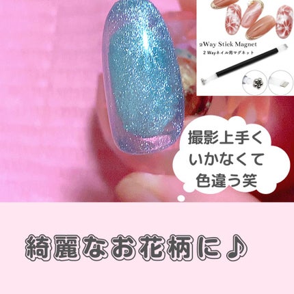 エミュ@ジェルネイル投稿 on LIPS 「マグネットジェル🧲デザイン色々✨キラキラ楽しい♪♡┈┈┈┈┈┈..」(10枚目)