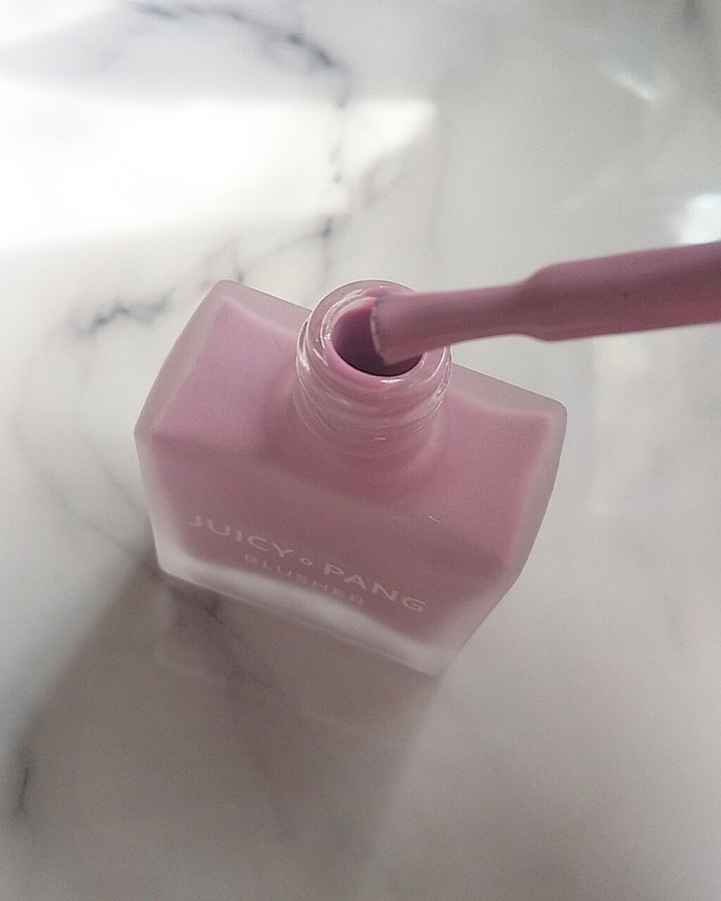 ジューシー パン ウォーター ブラッシャー VL02 BLUEBERRY/A’pieu/リキッドチークを使ったクチコミ（3枚目）