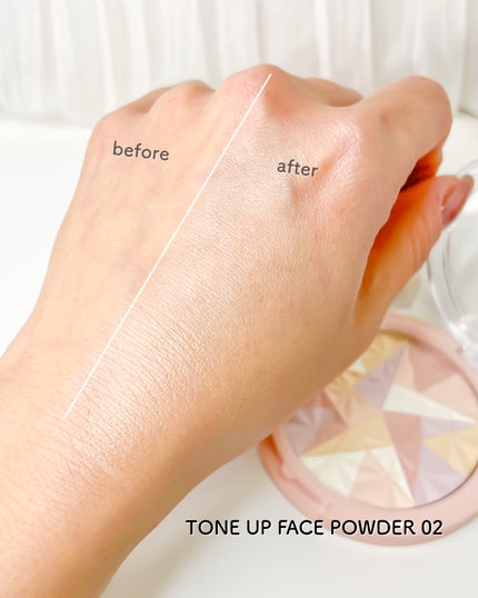 トーンアップフェイスパウダー/Kirei&co./プレストパウダーを使ったクチコミ(6枚目)