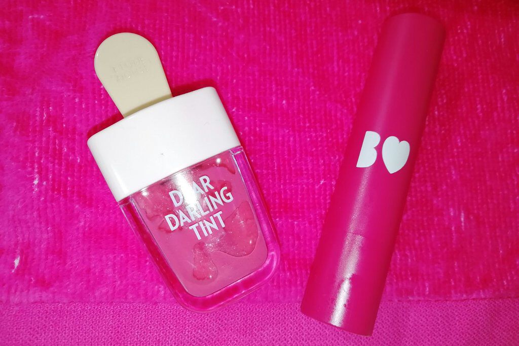 ディアダーリン ウォータージェルティント (アイスティント)/ETUDE/口紅を使ったクチコミ(2枚目)