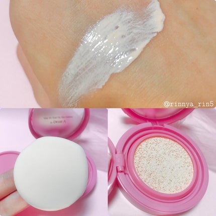 スリムフィットトーンアップサンクッション/Dear.A/日焼け止めローションを使ったクチコミ(4枚目)