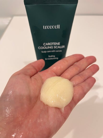 カロテンクーリングスケーラー/treecell/頭皮クレンジングを使ったクチコミ(3枚目)