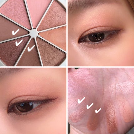 ミドルトーンアイシャドウコレクターパレット/Laka/アイシャドウパレットを使ったクチコミ(8枚目)