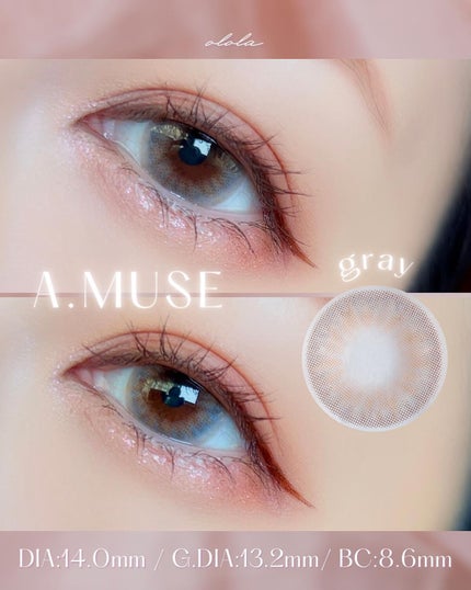 アミューズ(A.Muse)/OLOLA/カラーコンタクトレンズを使ったクチコミ(3枚目)