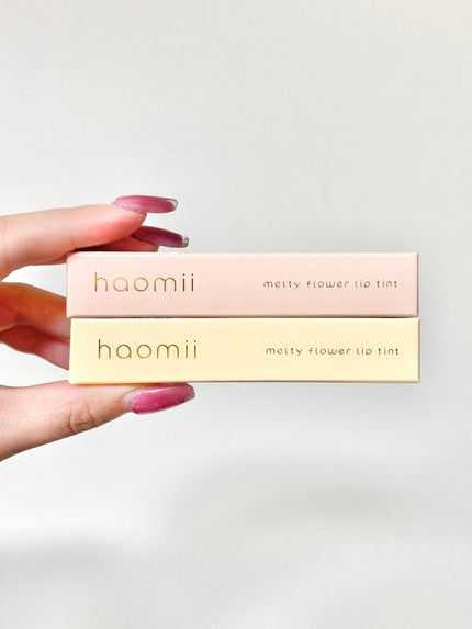 Melty flower lip tint/haomii/口紅を使ったクチコミ(2枚目)