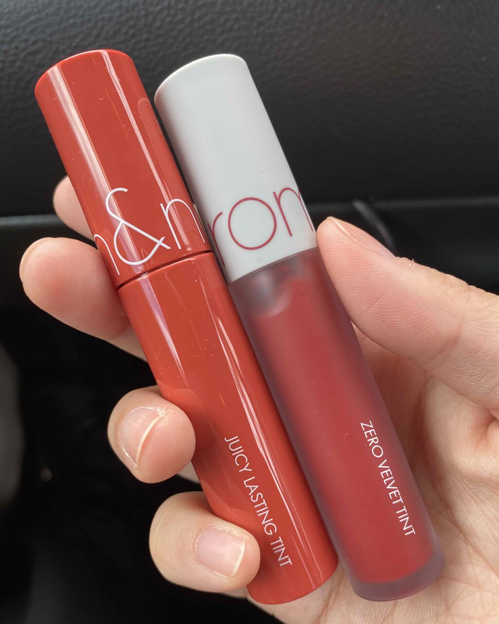 ジューシーラスティングティント/rom&nd/リップティントを使ったクチコミ（1枚目）