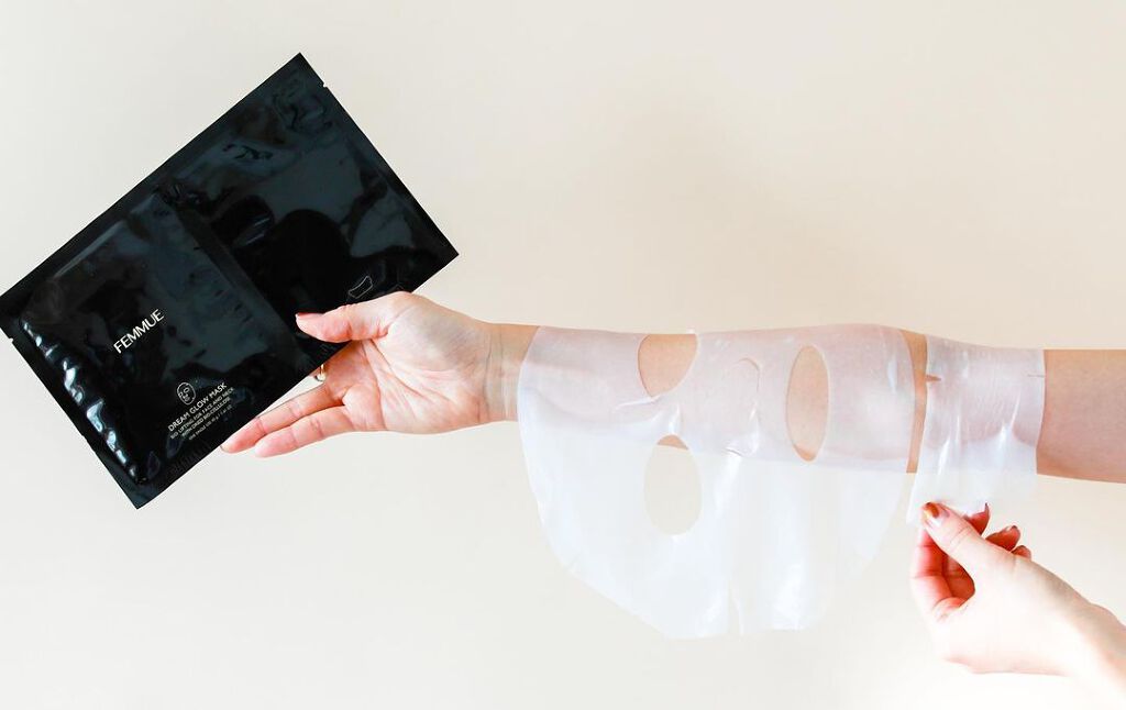 ドリームグロウマスク RR(透明感・キメ)/FEMMUE/シートマスク・パックを使ったクチコミ(5枚目)