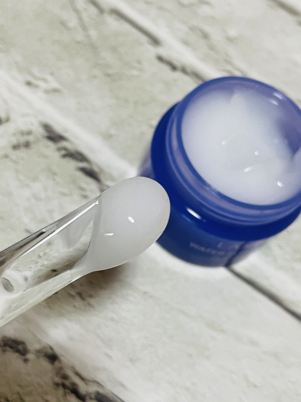 ウォータースリーピングパック ラベンダー/LANEIGE/フェイスクリームを使ったクチコミ（3枚目）