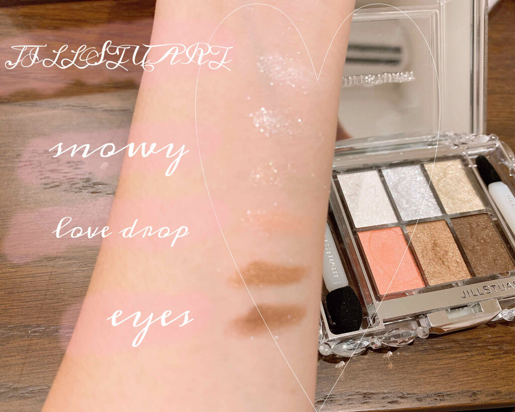 スノーイーラブドロップ アイズ/JILL STUART/アイシャドウパレットを使ったクチコミ（1枚目）