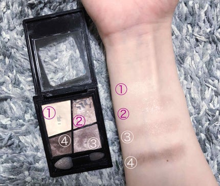 ジェミィリッチ アイズ/Visée/アイシャドウパレットを使ったクチコミ(1枚目)