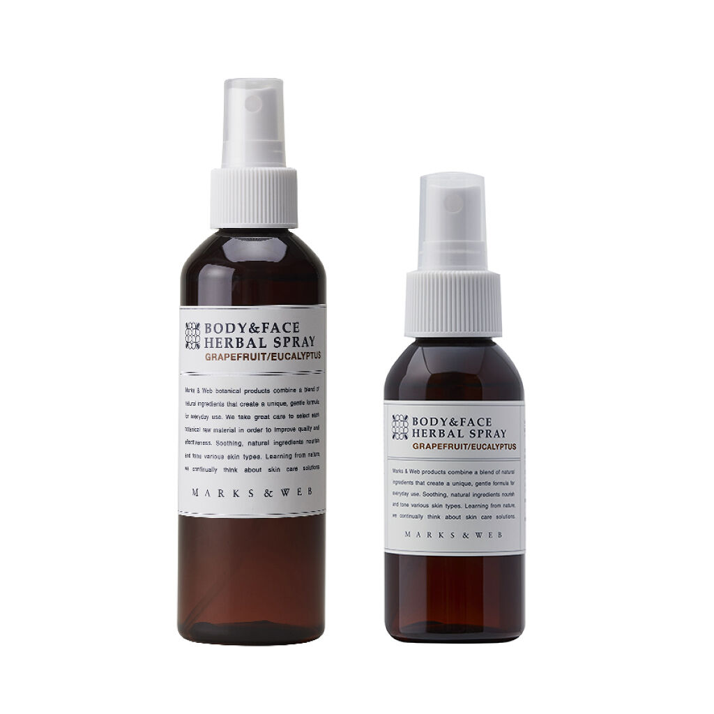MARKS&WEB ボディ&フェイス ハーバルスプレー グレープフルーツ／ユーカリ