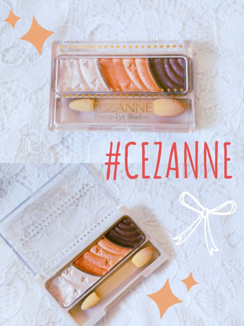 トーンアップアイシャドウ/CEZANNE/アイシャドウパレットを使ったクチコミ(1枚目)